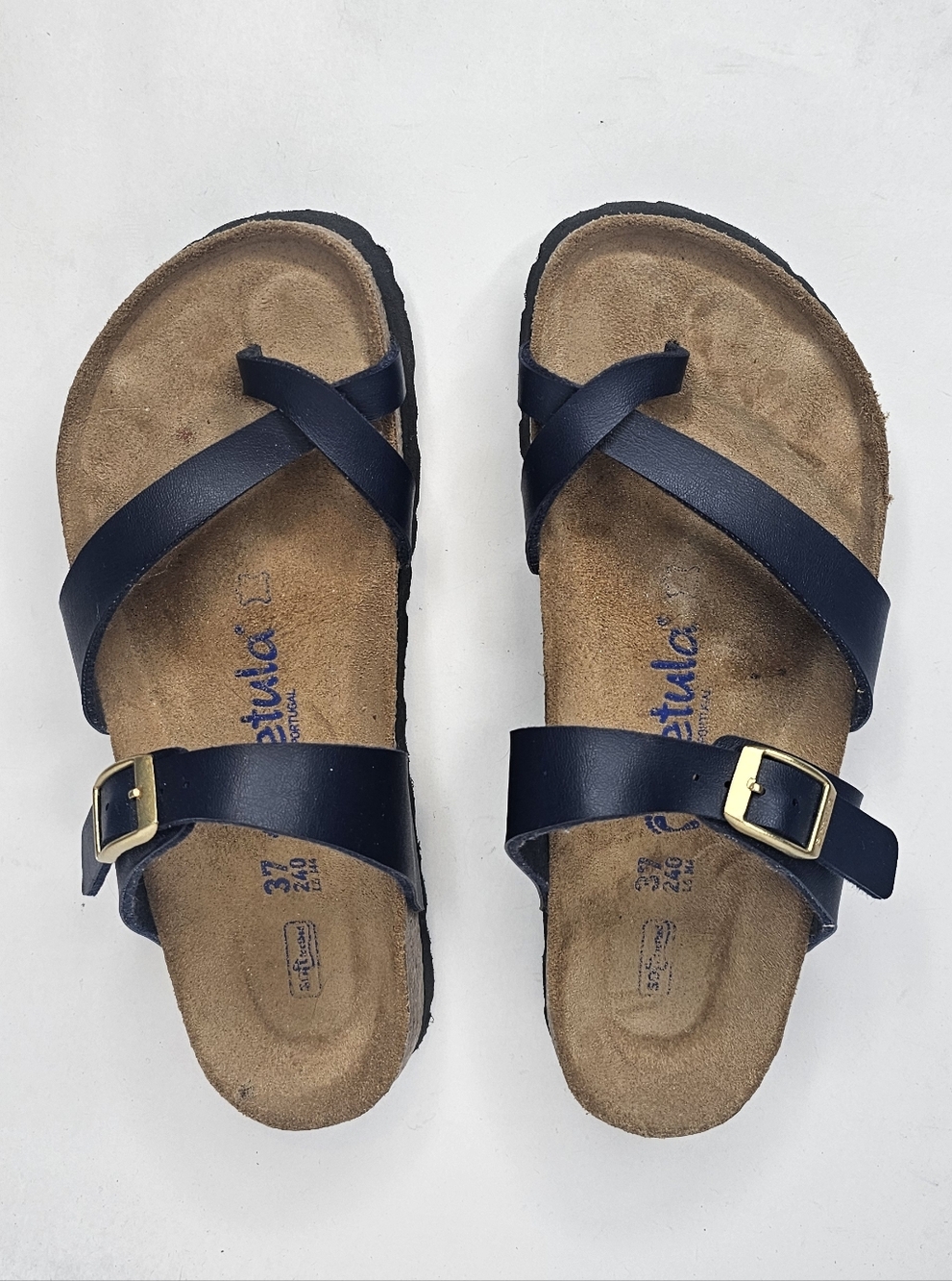 Betula by Birkenstock Mia sandals featuring a soft footbed and gold-tone buckle - Picture 9 of 10